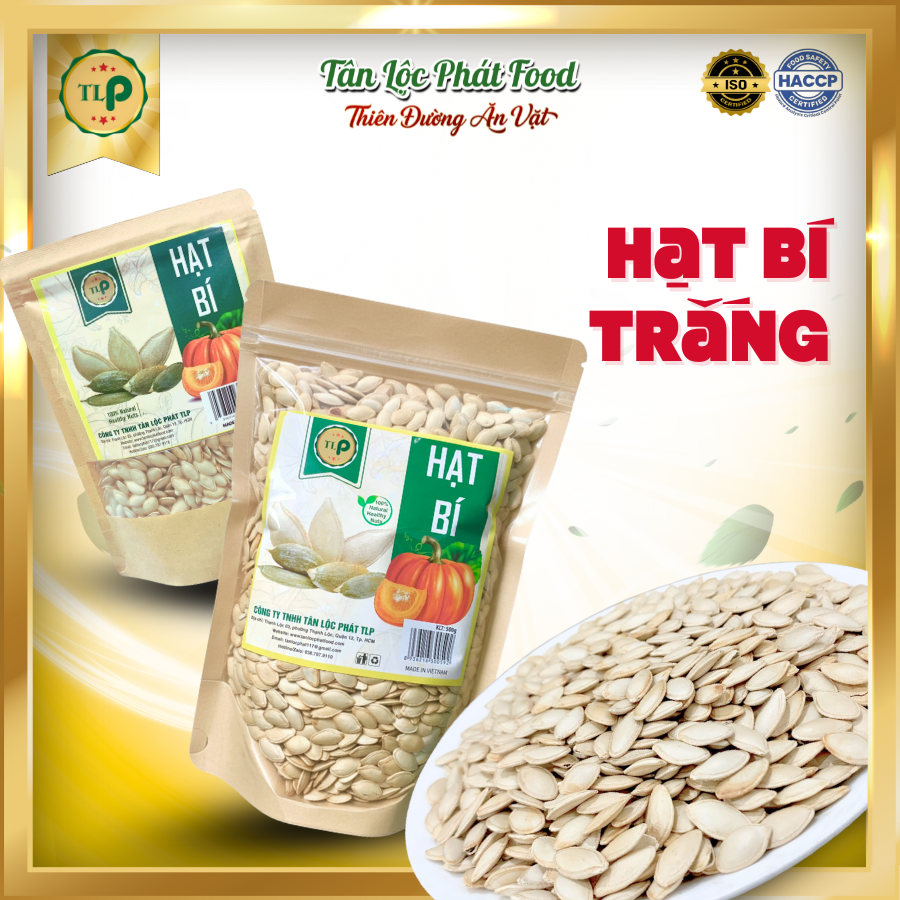 HẠT BÍ TRẮNG TÂN LỘC PHÁT GIÒN THƠM CHẮC HẠT Đồ Ăn Vặt Yêu Thích