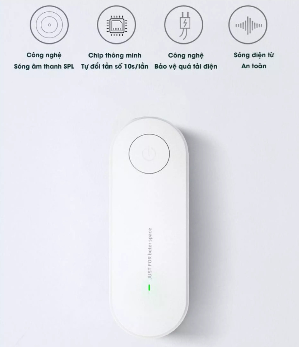 Euro home - máy đuổi côn trùng sóng siêu âm nhập khẩu mỹ