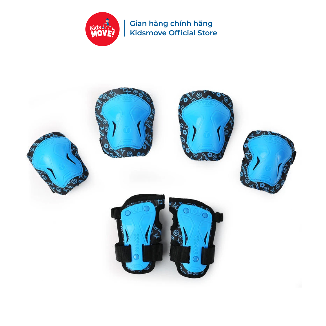 Bộ bảo vệ tay chân trượt Patin 6 món cho bé dùng chơi thể thao, trượt scooter, xe đạp nhiều size Macco K7