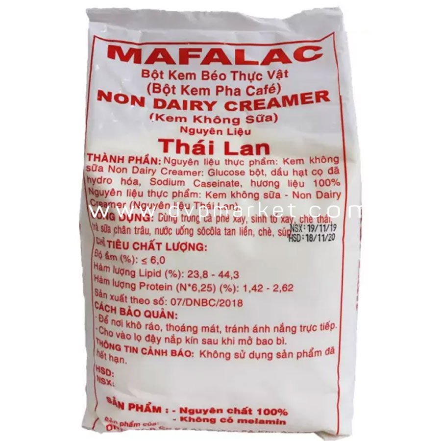 Bột Kem Béo pha trà sữa Thái Lan Mafalac 1kg