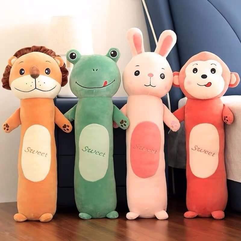  Thú nhồi bông  gối ôm hình thú ngộ nghĩnh đáng yêu đủ size nhiều hình dễ thương mềm mại co dãn 