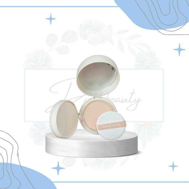 Phấn nước phấn phủ 2 in 1 light and nude pressed powder cushion cream gogotales