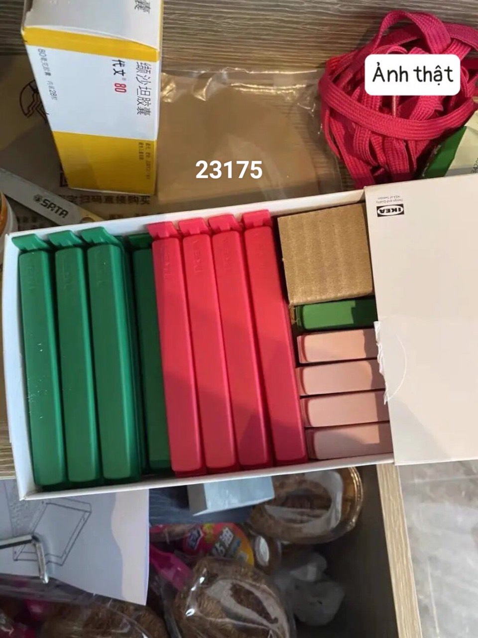 Combo 26 kẹp miệng túi ikea
