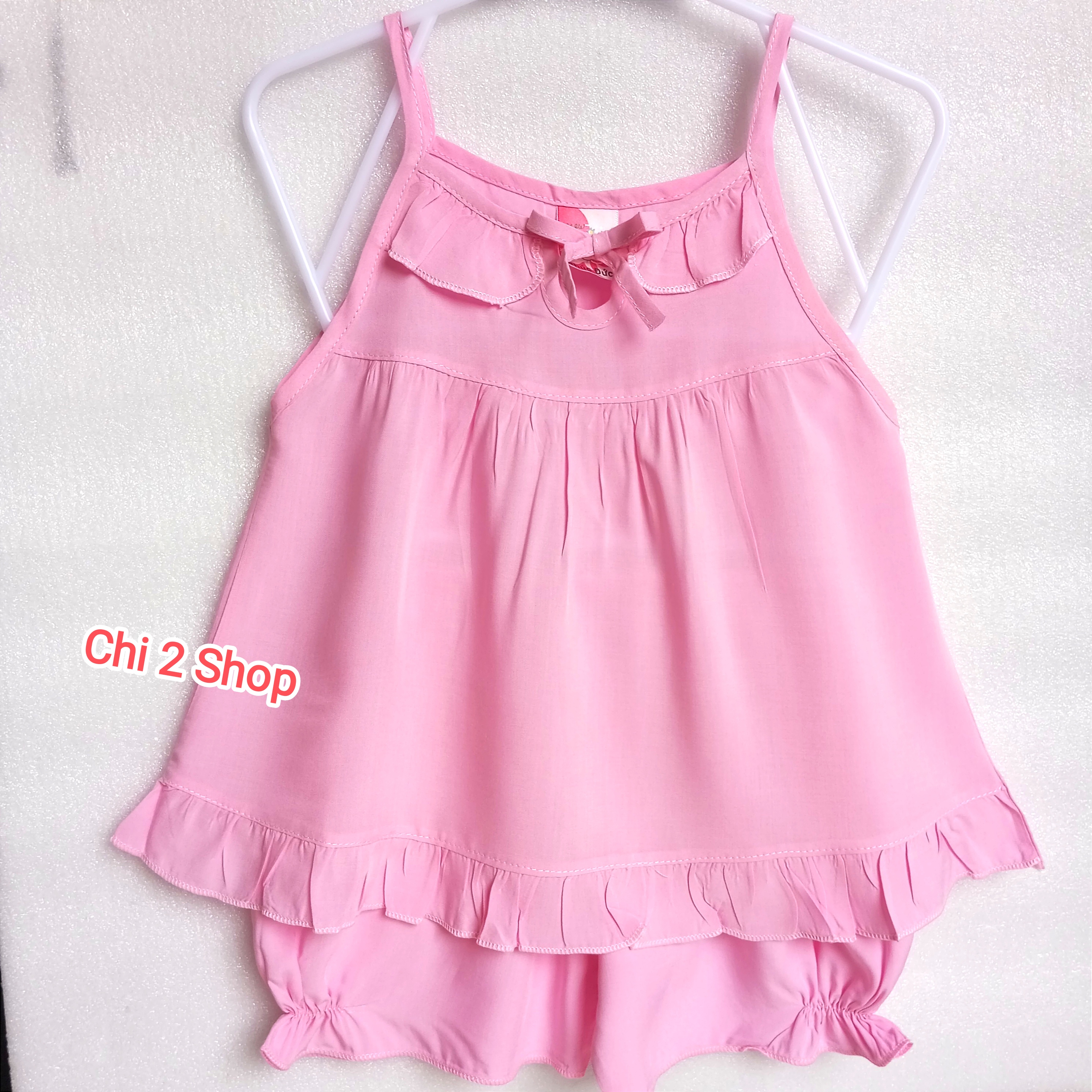 Halter Tops for Girls, Linen Tole Sets for Girls C2H32, Home Wear, Children's Fashion under 3 Years Old, Cool and Breathable, Newborn Clothes. - 2