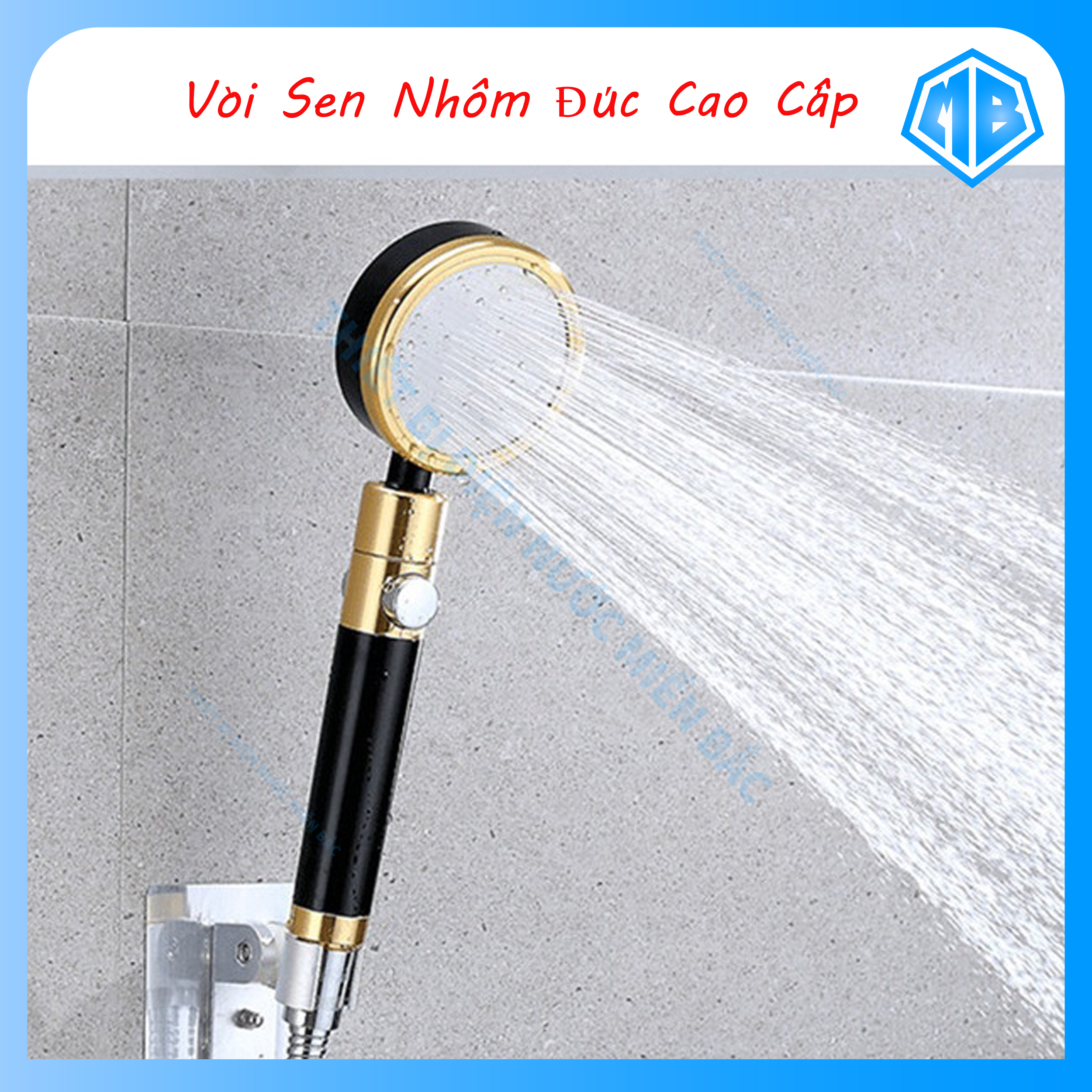 Vòi sen tăng áp bằng nhôm đúc cao cấp có nút bật tắt nước màu vàng đen - vs0055 sản phẩm đa dạng về mẫu mã kích cỡ màu sắc chất lượng đảm bảo