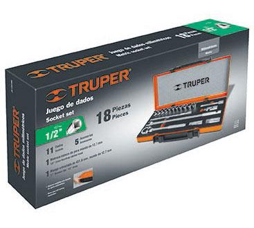 Bộ khẩu 19 chi tiết truper 13936