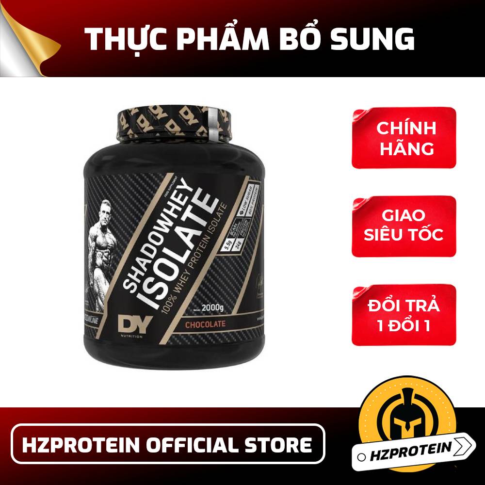 DY Nutrition Shadowhey Isolate 2kg - Whey Protein Isolate hỗ trợ cơ bắp