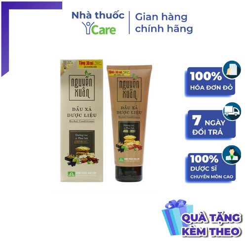 DẦU XẢ DƯỢC LIỆU NGUYÊN XUÂN 180ML - DƯỠNG TÓC VÀ PHỤC HỒI TÓC CHUYÊN SÂU - ICARE