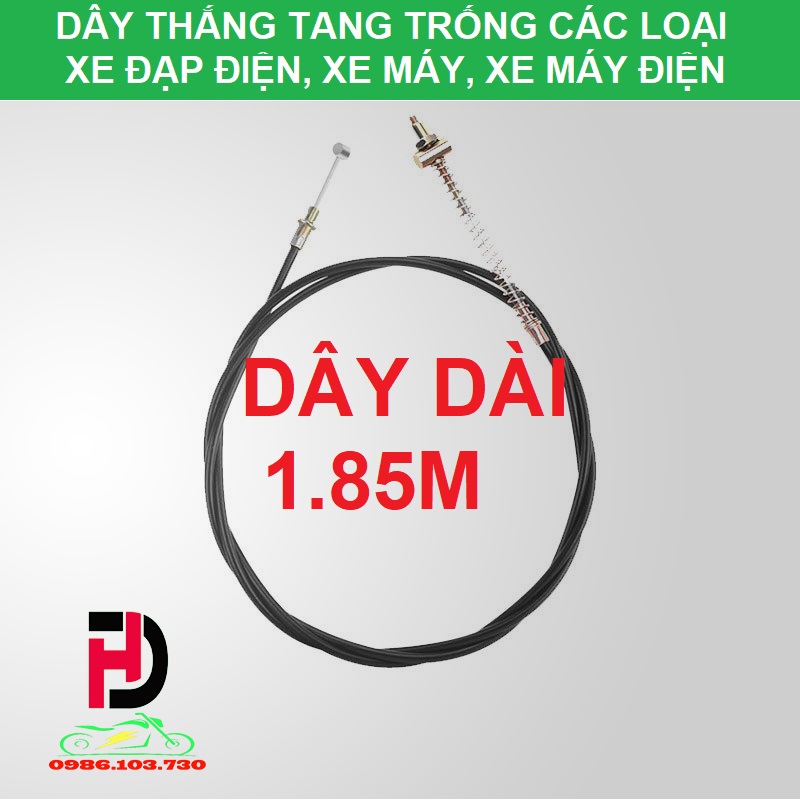 Dây thắng sau dây phanh sau 1.85m xe đạp điện xe máy điện các loại