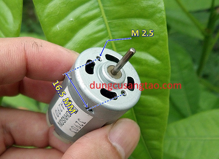 Motor johnson rs 380 7.4v tốc độ cao 32.500 vòng/phút / động cơ rs380 7.4vdc 32.500 rpm