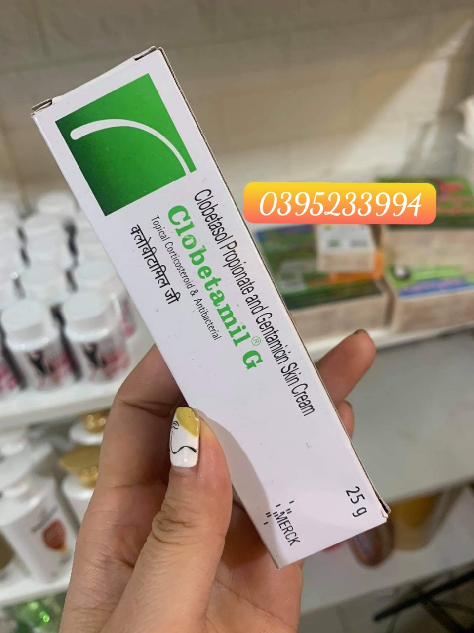 Tuýp DÀI nám clobetamil G