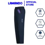 Quần Dài Thể Thao Nam Lamando Túi Khóa Kéo 2 Bên Chất Dù Thoáng Co Giãn Lưng Kèm Dây Rút