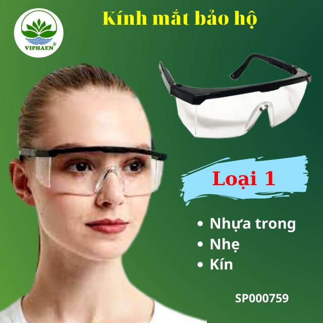 Loại 1, Nhẹ Kính mắt bảo hộ, kính phòng dịch