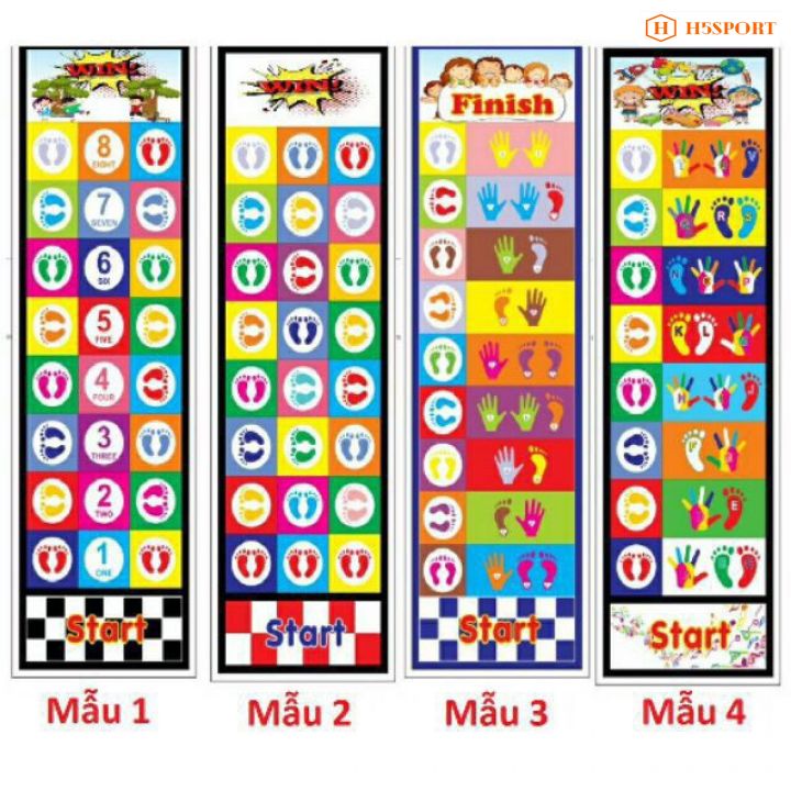 Thảm vận động Yumping Mat, giáo cụ học tập,đồ chơi thảm nhảy phát triển kỹ năng vận động cho bé