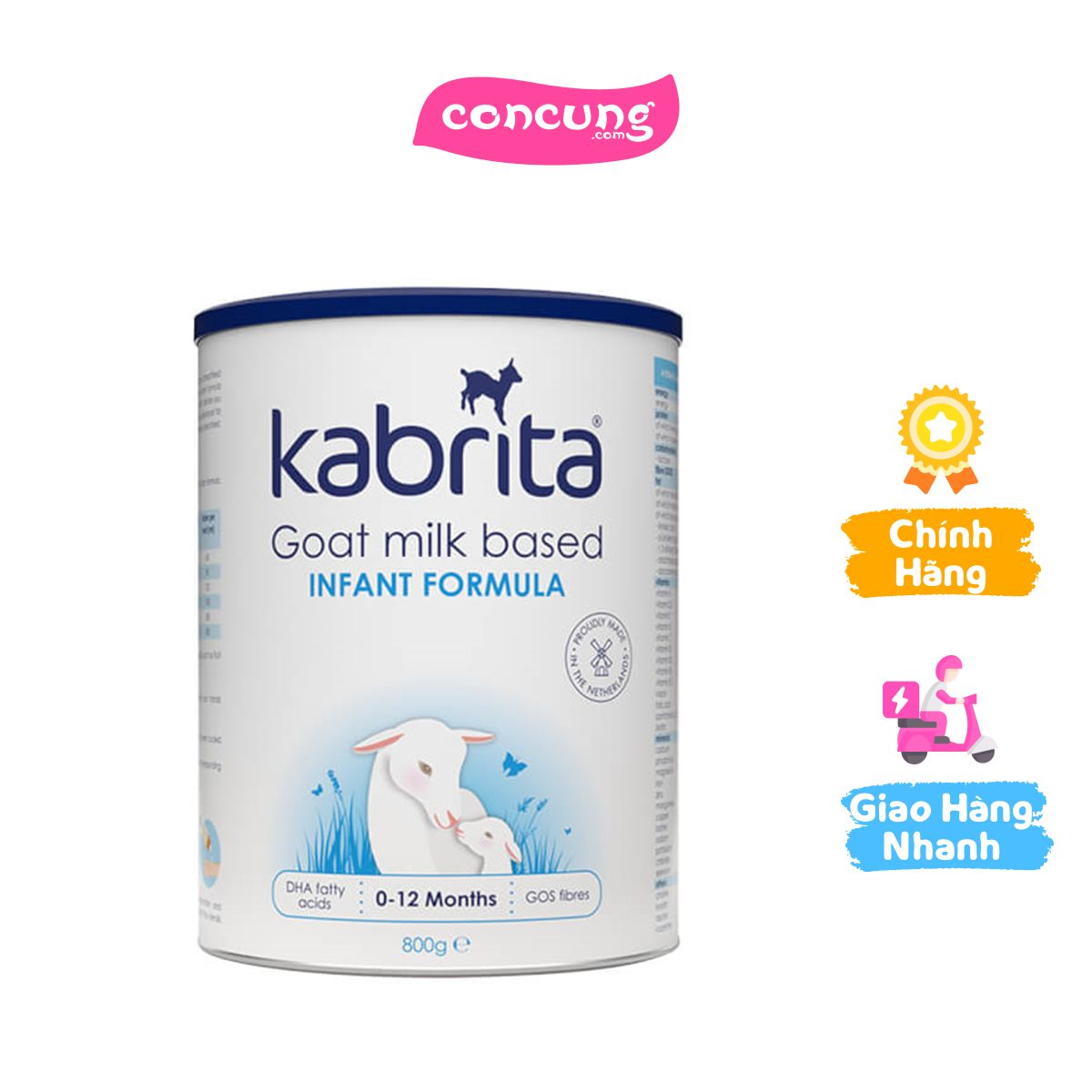 Sữa dê Kabrita Số 1 800g 0-12 tháng