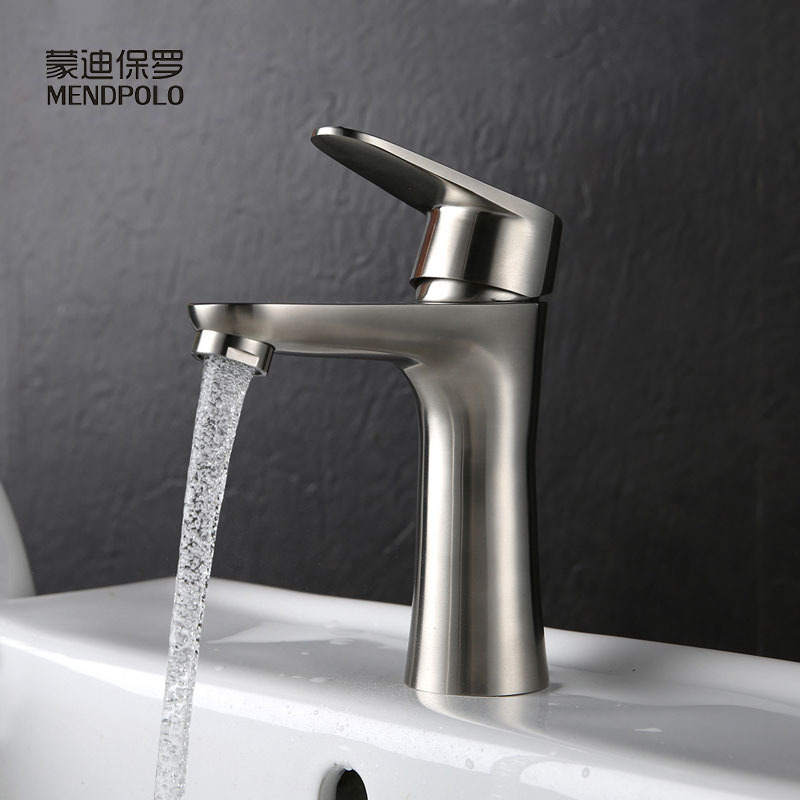 Vòi lavabo nóng lạnh inox 304