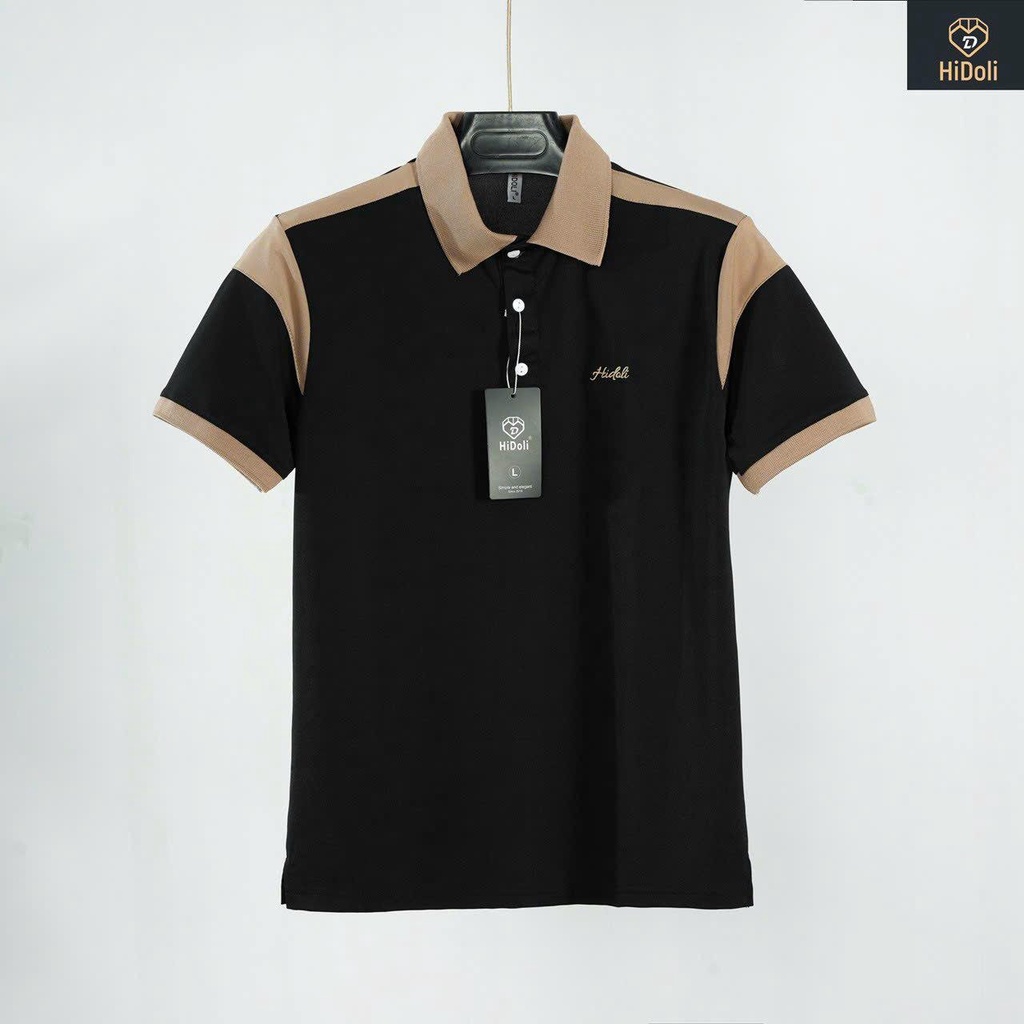 Áo thun nam cổ bẻ phối màu, áo polo nam nữ sọc vai chất liệu thoáng mát co giãn 4 chiều thấm hút mồi hôi POLO10 - 3