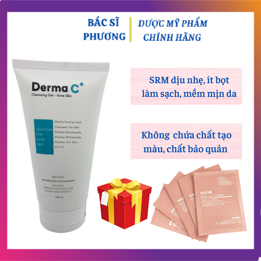 Sữa rửa mặt derma c+