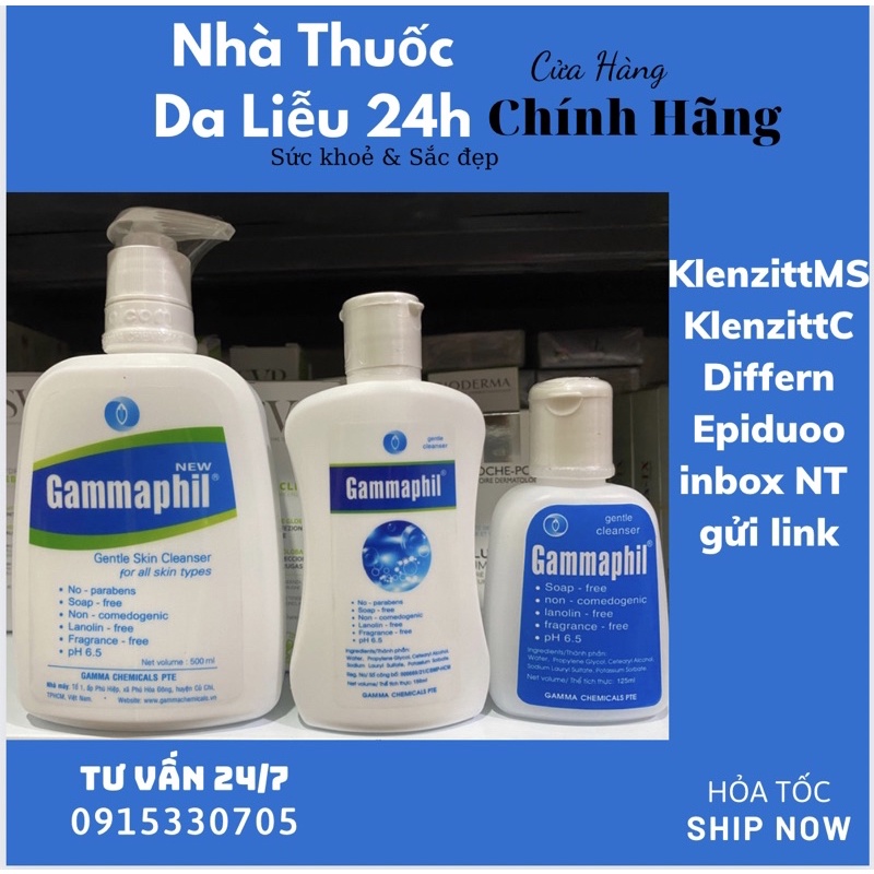 Sữa rửa mặt gammaphil 500ml