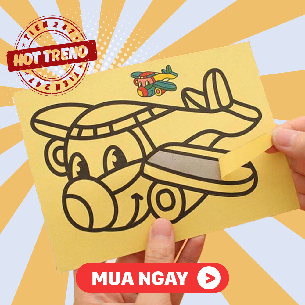 Tranh Cát Cho Bé Giá Rẻ - Kích thước 20x15cm, 6 bịch màu, nhiều mẫu đẹp - Tranh cát giá rẻ, Tranh cát nghệ thuật, Tranh cát 3D, Đồ chơi cho bé, Đồ chơi tranh cát - Luna Baby Store
