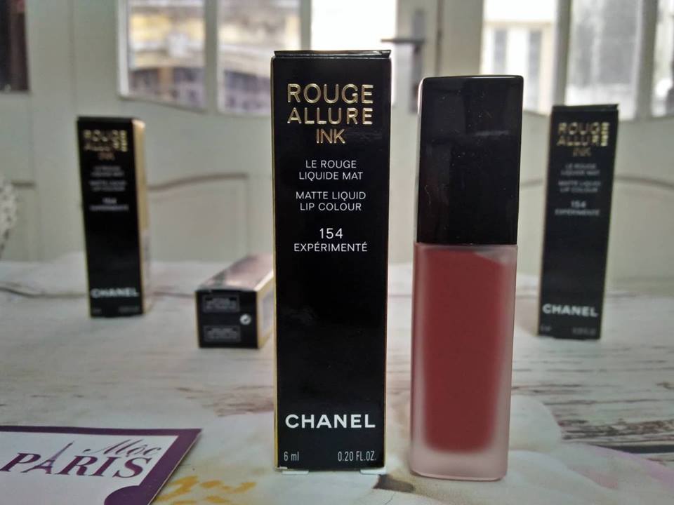 Chi tiết bảng màu son Chanel Rouge Allure Ink dòng son kem lì sang xịn mịn