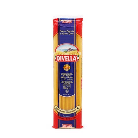 Nhập RS0722 giảm 30k cho đơn 99kMì Ý Spaghetti số 8 Divella 500g