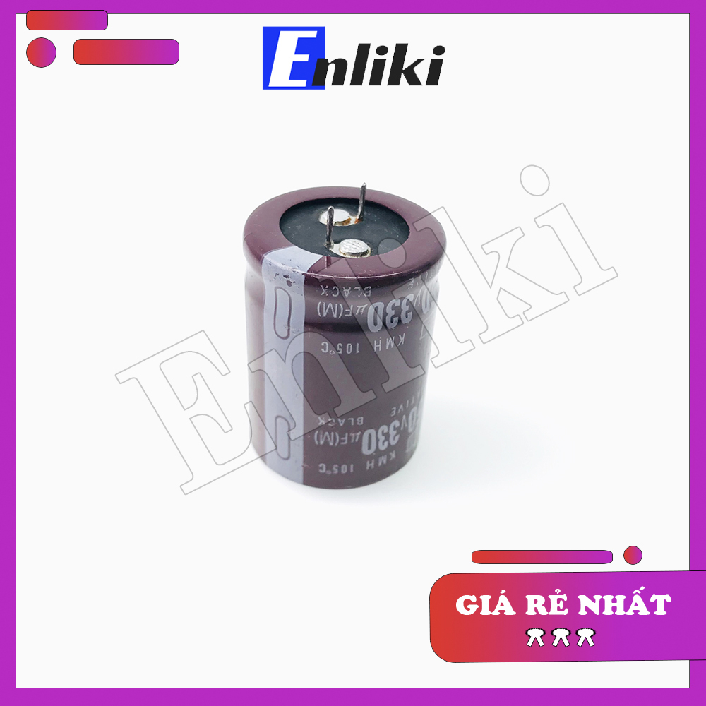 Tụ 330uf 450v kích thước 30x40mm