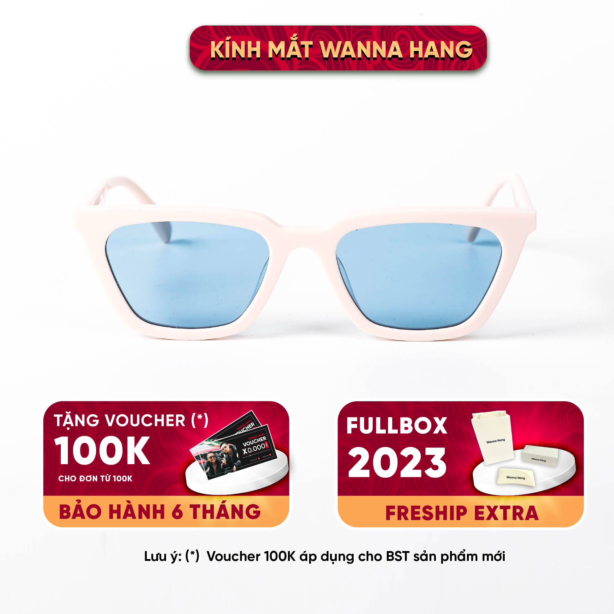 Kính mắt mèo nữ đẹp thời trang Hàn Quốc cao cấp chống chói chống tia UV hot new 2021 phong cách cá tính sang trọng Wanna Hang AGAIL WHGM91