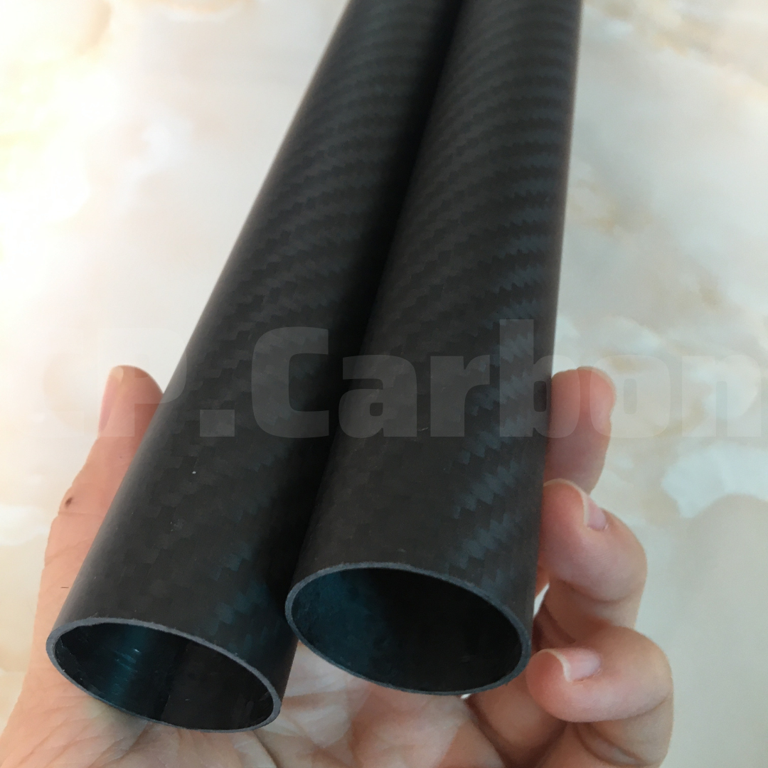 Ống carbon 3K đường kính ngoài 30mm, đường kính trong 28mm, dày 1mm