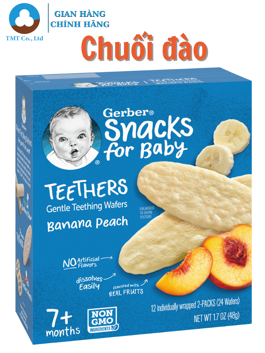 Bánh Gạo ăn dặm Gerber 48g nhập khẩu Thái Lan