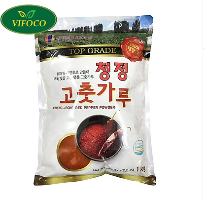 1KG Ớt Bột Vảy Hàn Quốc Cheng Jeong - Thương Hiệu Nong Woo Hàn Quốc