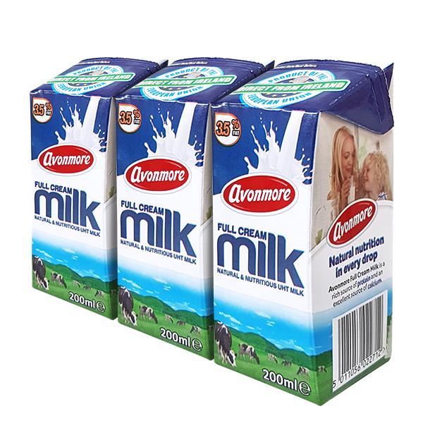 thùng 24 hộp sữa avonmore nguyên kem 200ml 1