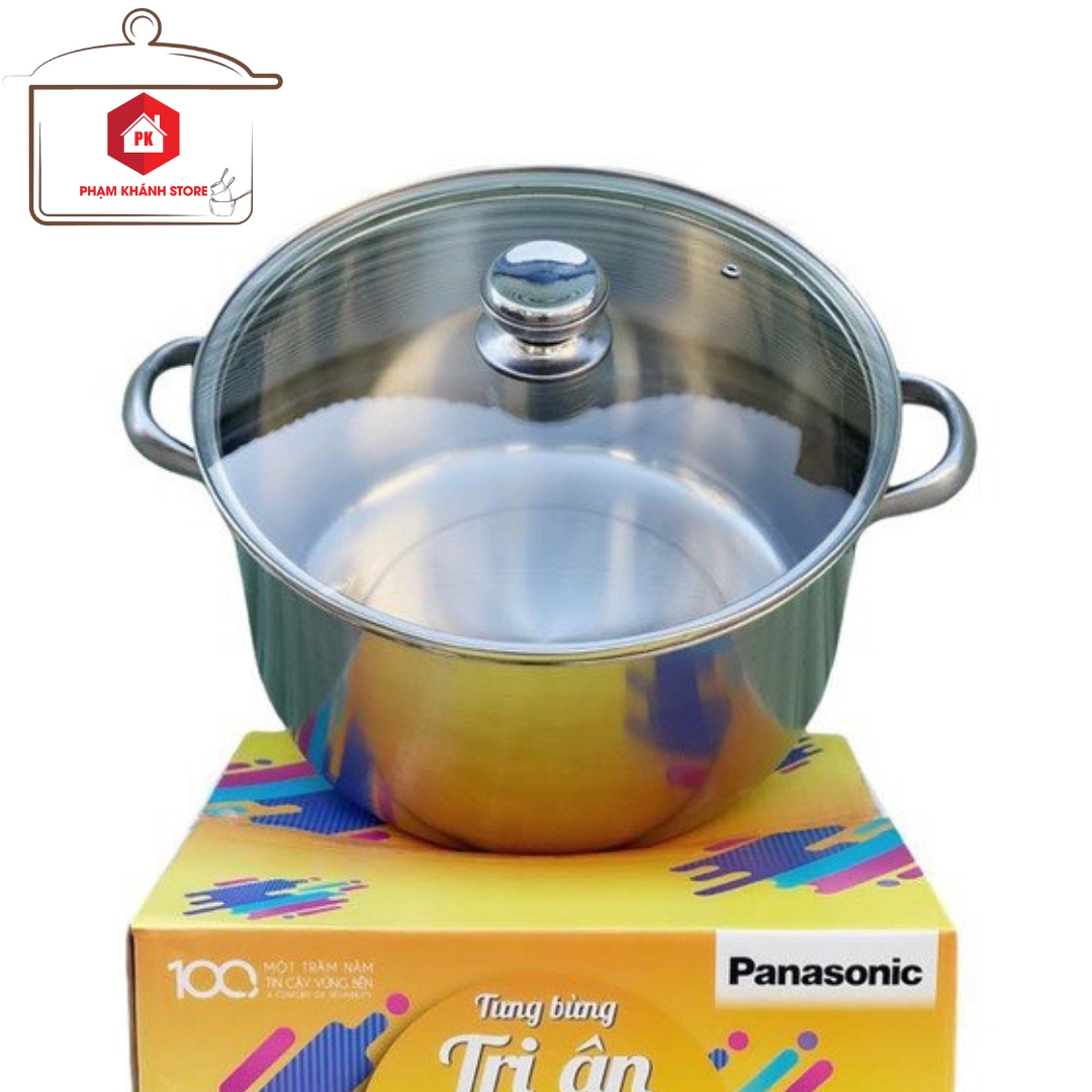 NỒI LUỘC GÀ INOX 430 BẾP TỪ 1 ĐÁY 30CM NẮP KÍNH