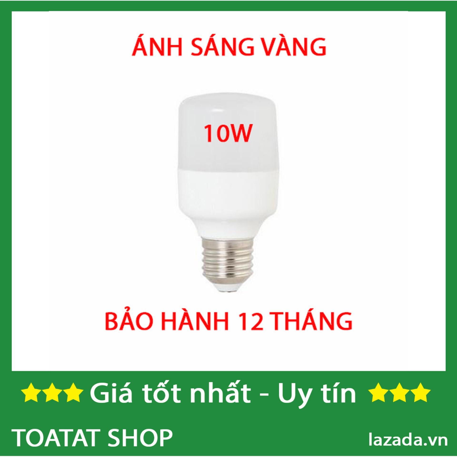 Bóng đèn led trụ 10w ( vàng)