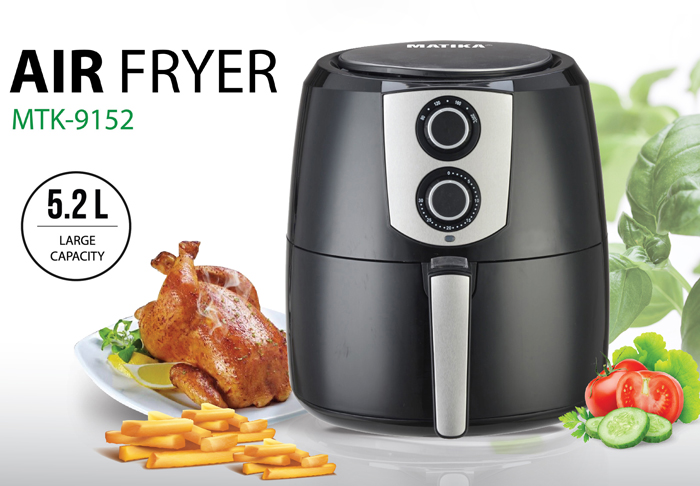 Nồi chiên chân không nồi chiên khồng dầu matika mtk-9152