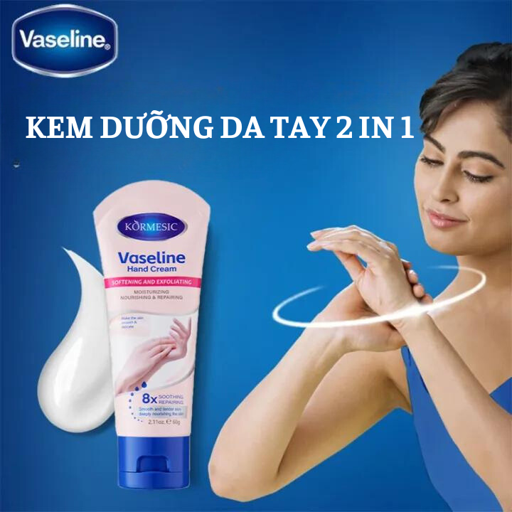 Kem Dưỡng Da Tay Vaseline KORMESIC Dưỡng Ẩm Làm Dịu Bổ Sung Độ Ẩm Cho Da Chống Nhăn Lão Hoá Nứt Nẻ