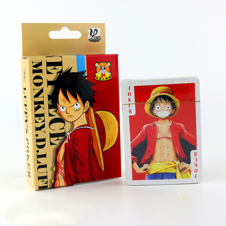 Bài tây Anime One Piece tú lơ khơ, manga - Poker S - 54 lá
