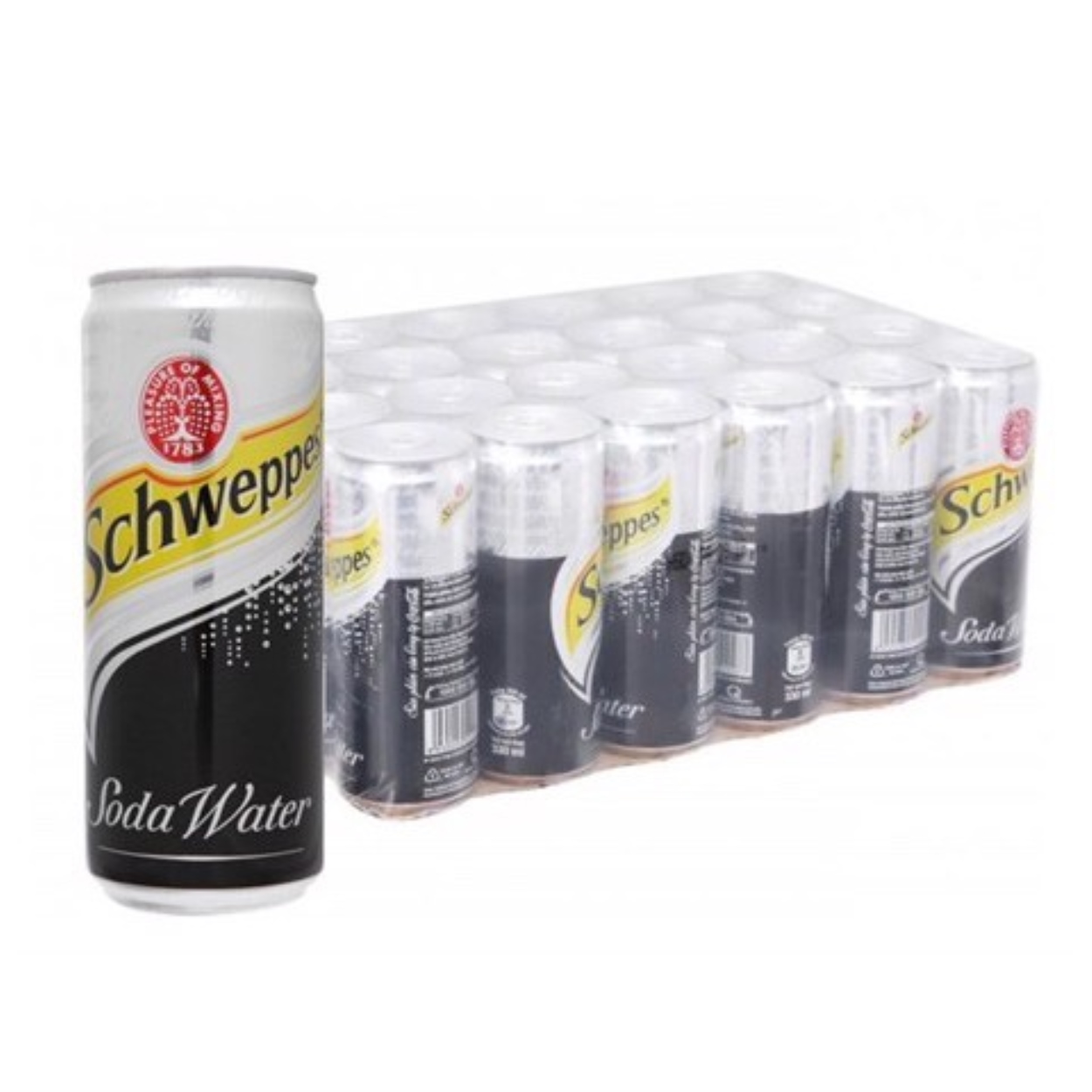 Nước soda schweppes 330ml thùng 24 lon hot sale