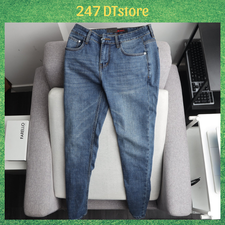 Quần jean nam 💚 freeship💚 quần bò vải denim cao cấp thời trang 247 dtstore jtp02