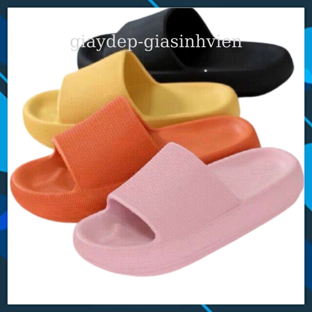 Dép bánh mì nữ đế thông hơi, tăng chiều cao, nhiều màu, siêu nhẹ Ulzzang