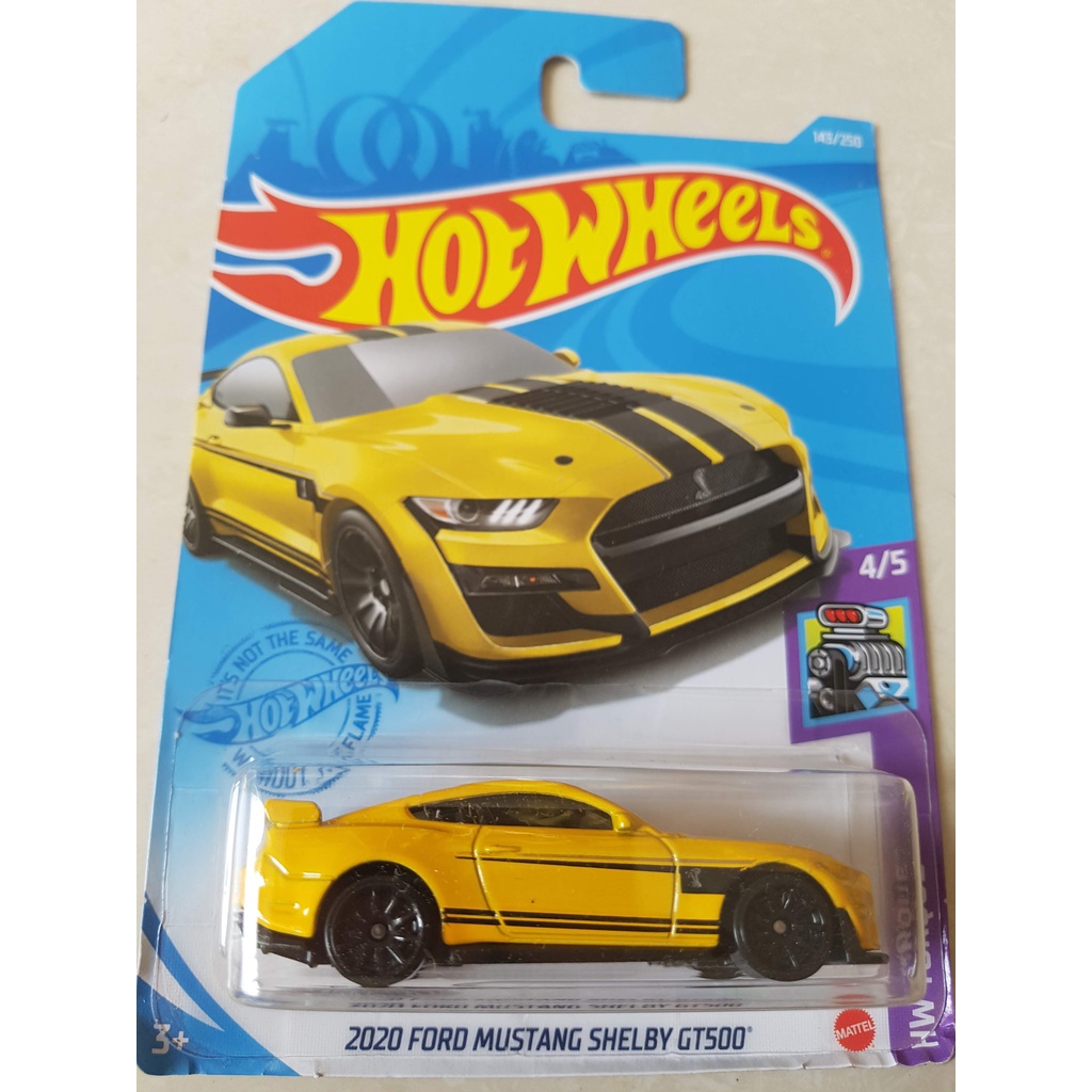 Xe mô hình chính hãng hotwheels - 2020 ford mustang shelby gt500