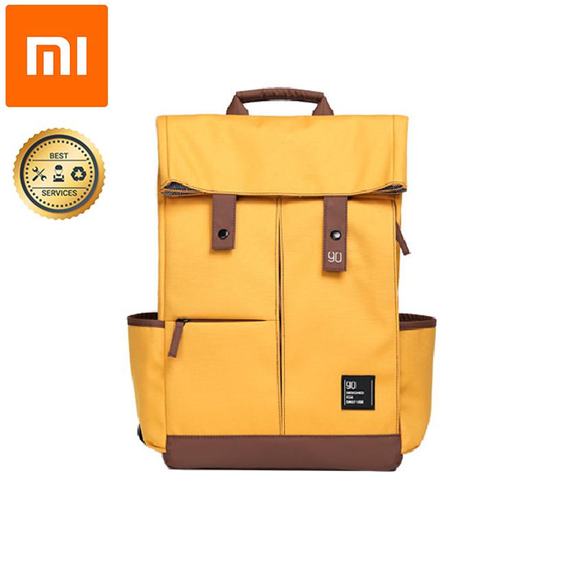 Balo Thời Trang Cao Cấp 90 Points Vitality College Casual Backpack ( Yellow ) 15inch