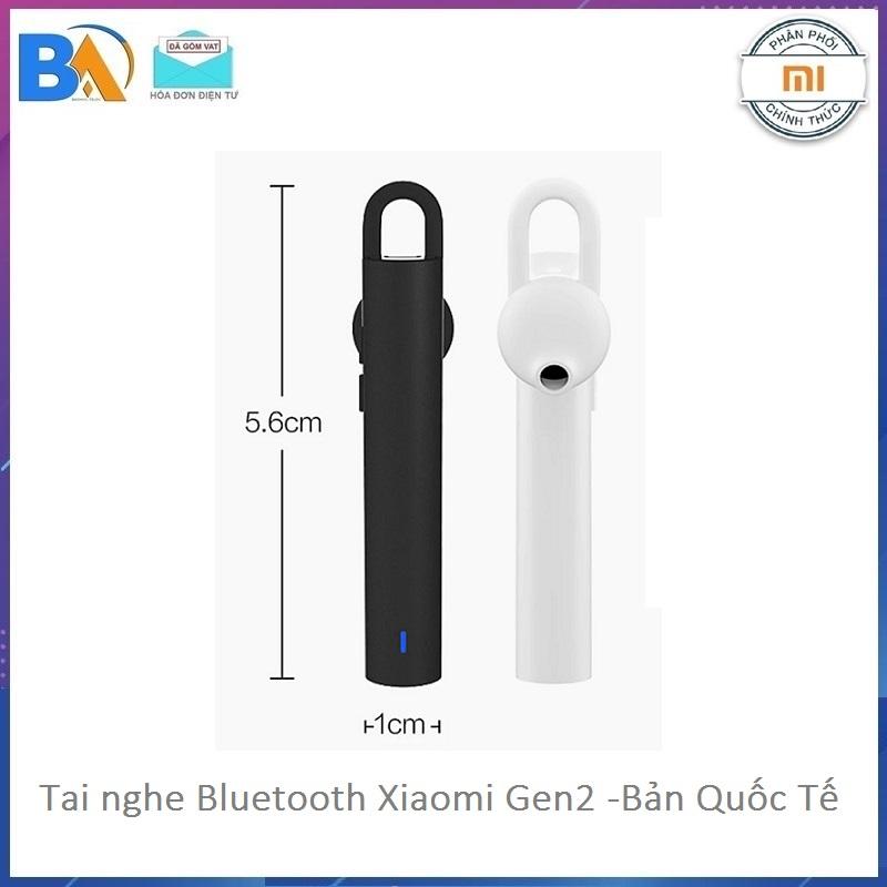 Tai nghe Bluetooth Xiaomi Gen 2 -  Màu Đen /Trắng - Có nút tăng giảm âm lượng - Bảo Hành 12 Tháng