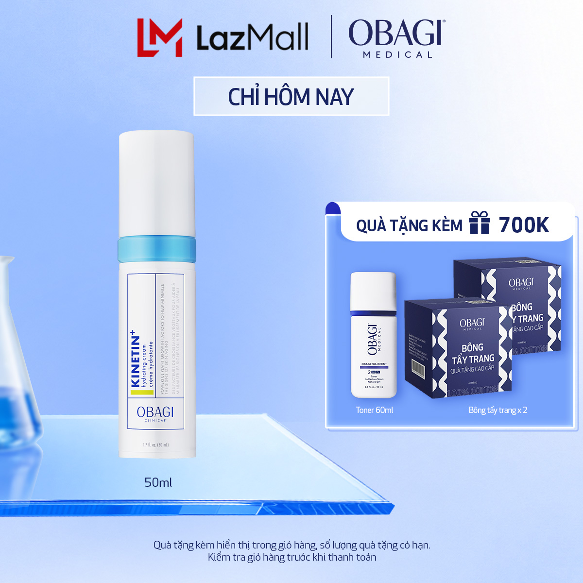 Kem dưỡng ẩm  phục hồi da Obagi Clinical Kinetin+ Hydrating Cream