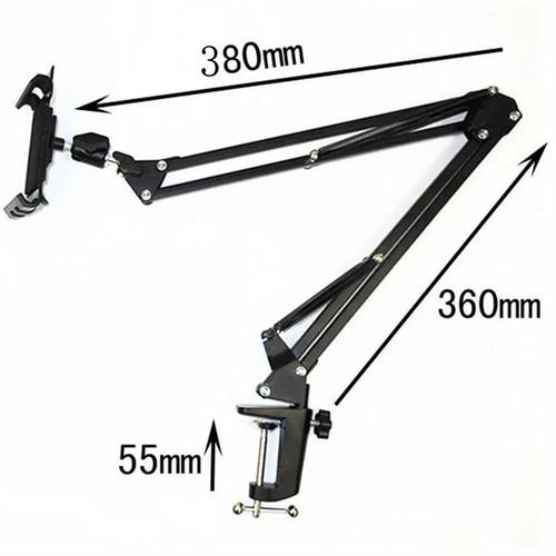 Gía đỡ máy tính bảng, điện thoại kẹp bàn chắc chắn / Gía đỡ Ipad, điện thoại kẹp đầu giường