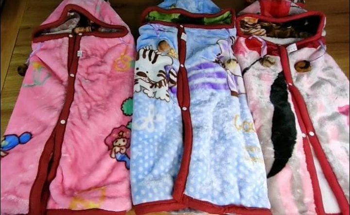 Chăn ủ sơ sinh hình thú cho bé, bông túi ngủ cho bé ấm áp