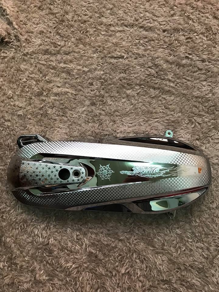 ốp lốc máy mạ crom xe air blade 2013 2014 2015