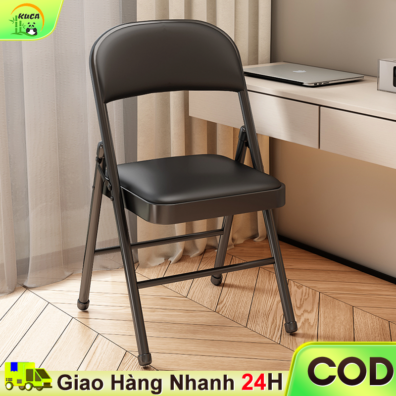 KUCA Ghế gấp ghế văn phòng gaming gấp ngoài trời Đệm đàn hồi siêu êm ái Lưng ghế siêu chắc chắn