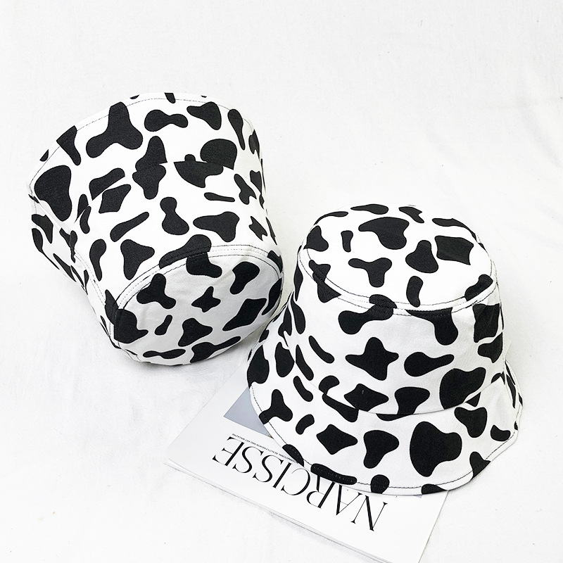 Mũ bucket bò sữa ,mũ tai bèo vành tròn phong cách ulzzang unisex mu18