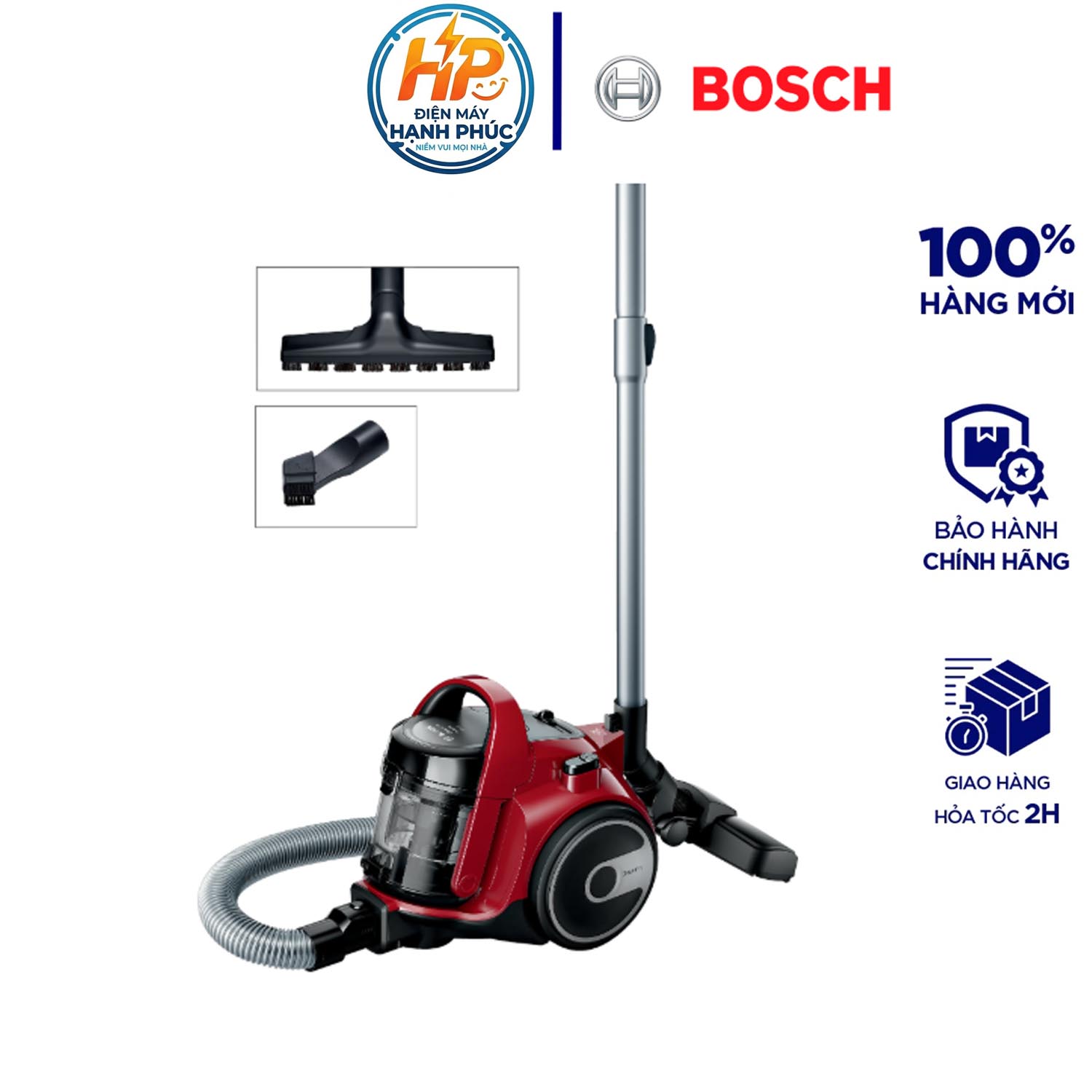 Máy hút bụi dạng hộp Bosch BGC05AAA2 | Bảo hành 2 năm chính hãng